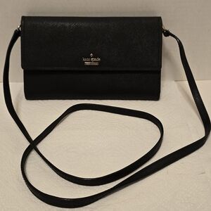 Kate Spade Cameron Street Stormie Wallet Black Crossbody Bag